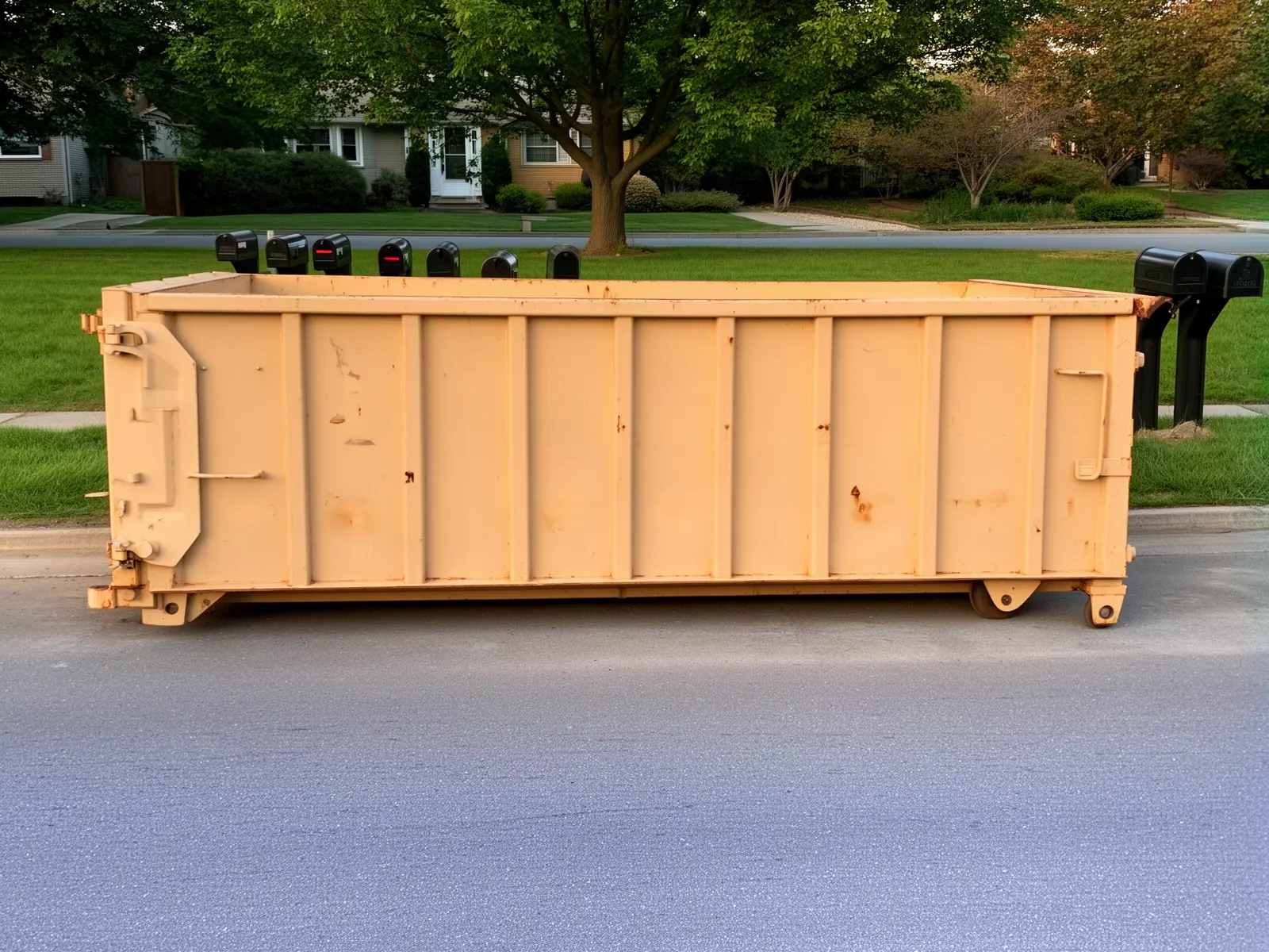Roll-off dumpster from Patrick & McMullen Roll-Off Dumpsters in Conroe, TX